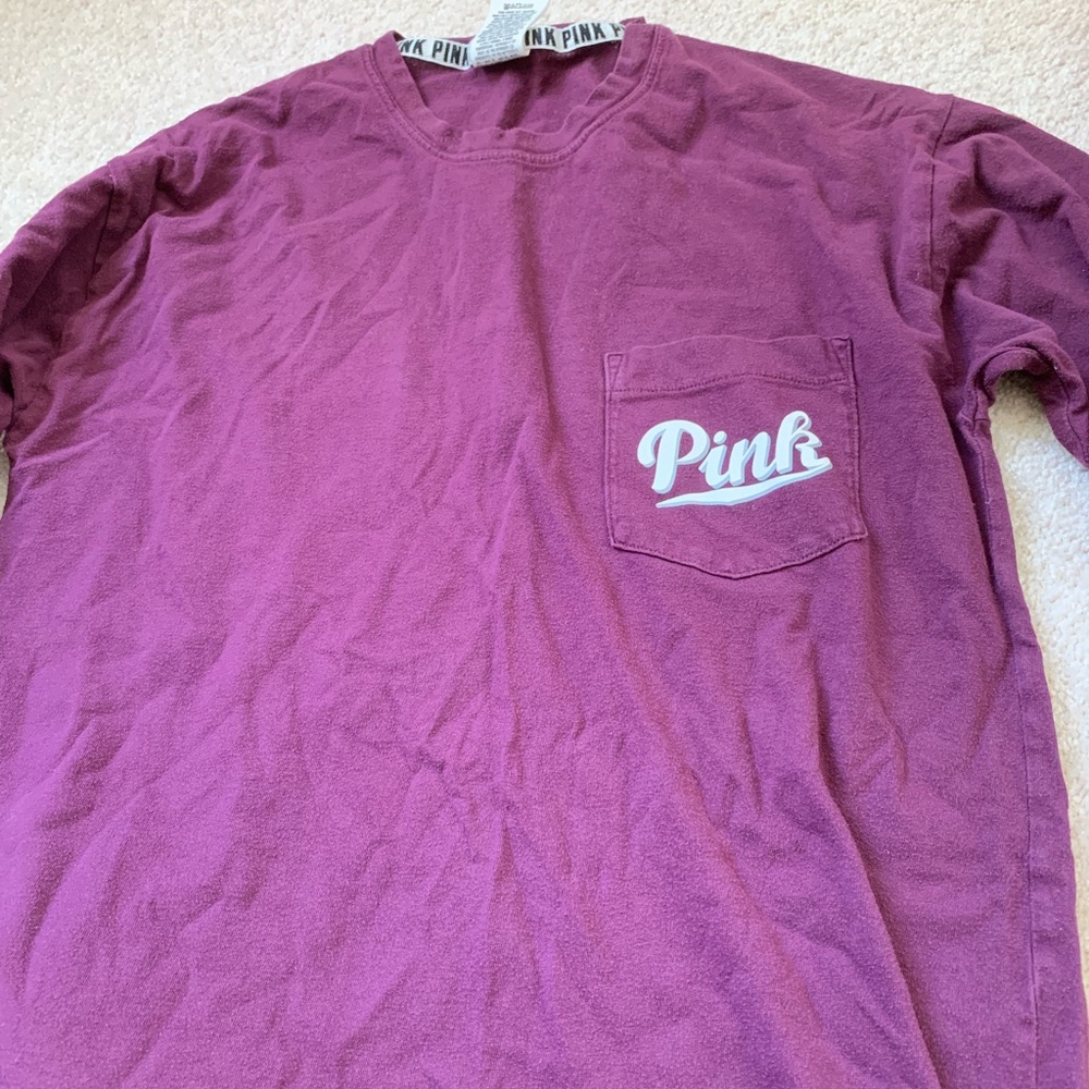 vs pink long sleeve